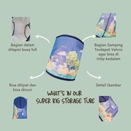 (Live Only) Storage Box | Storage Tube | Cylinder Storage | Super Tube Storage BIG | Laundry Contain