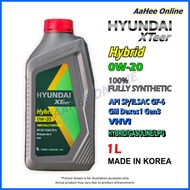 1L HYUNDAI XTeer Hybrid 0W-20 100% Fully Synthetic KOREA Engine Oil 0W20 GM Dexos1 VHVI HONDA TOYOTA