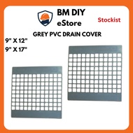 9" X 12" & 9 X 17" GREY PVC DRAIN COVER FOR DRAINAGE