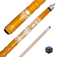 POCUSTIK Pool Cue Stick 58 Inch Ergonomic Design, 2-Piece Canadian Maple Billiard Cue Sticks 18/19/2