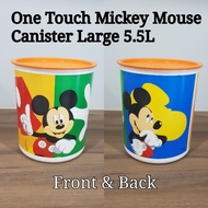 Tupperware One Touch Mickey Mouse Canister Large 5.5L