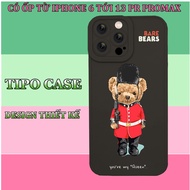 Case / Iphone Square Bezel ip13 Iphone 7 To 13 promax Cute bear kute bear Case HA-22BEAR061