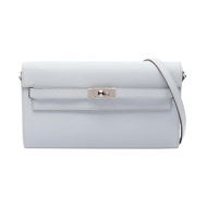 【二手】愛馬仕 HERMES 單肩背包 Kelly To Go 藍色 Brume 其他 Kelly 長包 Blue Brume 女士