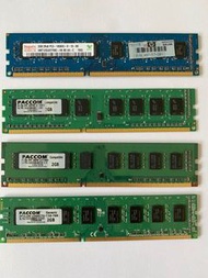 Desktop 用 DDR3 記憶體 2G x4 = 8G