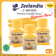 LAROME / LAROME VANILLA MILK POWDER PASTA 40 GRAM ( PERISA MAKANAN / KUE VANILLA ) / L’arome Vanilla