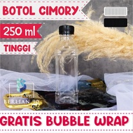 Botol Cimory Tinggi Tebal 250ml Isi 100 pcs - Botol Plastik Cimory Botol Jus 250ml - Botol Kemasan M