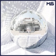 Bola Disko Gantung Reflective Mirror Disco Ball 40 Cm - Silver