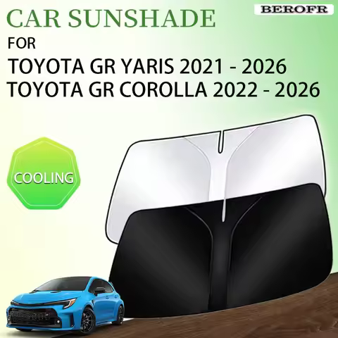 Car Window Sunshade For Toyota GR Yaris XP210 2025 Toyota GR Corolla Accessories Front Windshield Su
