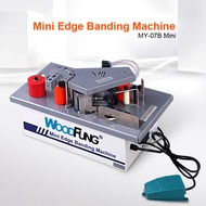 MY07B Mini Woodworking Edge Banding Machine PVC/ABS/Melamine Used With Sliding Table Saw Curve/Straight Edge Bander