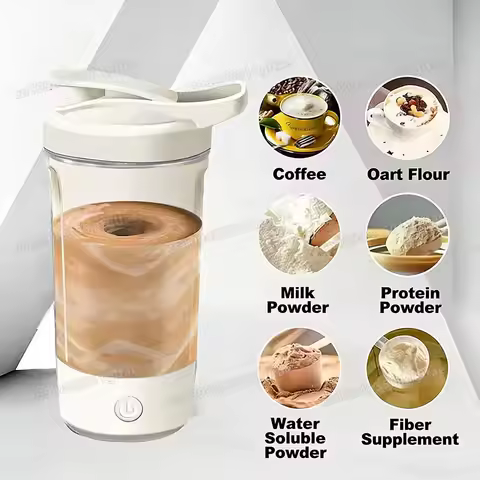 Electric Blender Cup Portable Blender Cup Milk Powder Protein Powder Blender Automatic Shaker Cup Ho