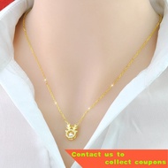 925Sterling Silver Necklace Plated999Gold Necklace Clavicle Chain Female18KRose Gold Necklace18KGold Necklace for Women