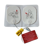 New 1 Pair Adult AED Training Machine Patch Sticky AED Conducting Pads With Wires Use With Heartstar
