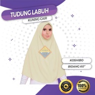 TUDUNG LABUH SEKOLAH KUNING CAIR ( BIDANG 60” KAIN KOSHIBO ) - TL009