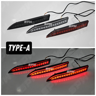 Perodua Myvi SE2 (2008-2010) Rear Bumper LED Reflector DRL Daytime Foglamp Foglight Spotlight Runnin