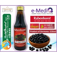 Rabenhorst Elderberry Juice 330ml | Jus Elderberi Organik [100% Juice | Boost Immunity] Health Parad