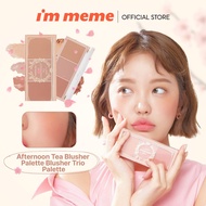 IM MEME OFFICIAL I'm Afternoon Tea Blusher Palette (5 Colors) - 3 in 1 Blush Palette With Sheer Fini