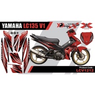 LC135 V1 COVERSET BODY STICKER CUSTOM
