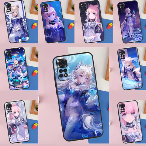 Genshin Impact Sangonomiya Kokomi Funda For Xiaomi Redmi Note 14 9 10 11 12 13 Pro 9S 10S 11S 12S Re