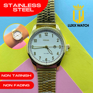 Upgrade Your Style with our Sale on Fossil Stainless Steel Watch Non Tarnish Non Fading Hypoallergenic Minimalist Water Resistant Premium Quality Japan Machine Movement Stainless Steel Women's Watch Gold White 251709!