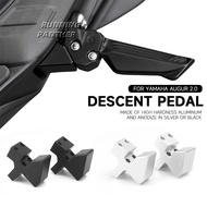 Motorcycle Accessories New Passenger Footpegs Pedal Rear Foot Cover Extended Footrests For Yamaha Au