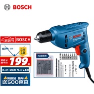 Bosch（BOSCH）GBM 400 KLE Electric hand drill400Watt Electric Screwdriver Pistol Drill Self-Locking Chuck15Accessory Set