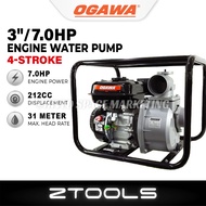 Ogawa 2"/3" Petrol Engine Water Pump 4-Stroke 7HP Pam Air Kebun Booster Pump OK50E & OK80E