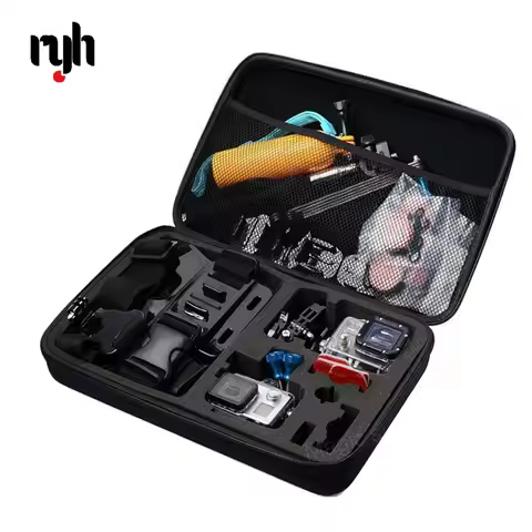 Action Camera Accessories S M L Size Bag for Gopro Hero 9765 Xiaomi Yi 4K Portable Case Camera Box f