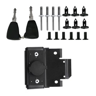 Engine Hood Lock & Keys Anti-Theft Kit Fit for Jeep Wrangler JK Unlimited 2 Door 4 Door 2007-2016 Ca