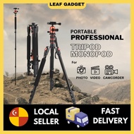 🔥READY STOCK🔥 PROOCAM Professional Outdoor Portable Camera Photo Video Tripod Monopod Travelling Sho