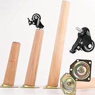 Replacement Furniture Legs， Wooden Furniture Legs,Furniture Feet for Table Solid Tapered Wood Coffee
