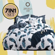 CADAR COMFORTER 5D (7IN1) 100% COTTON BEDSHEET READY STOCK