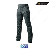 【SECTOR SEVEN】 กางเกง IX8 ผ้ายืด ผ้าเรียบ/หนา กระเป๋ากางเกงเปิด/ปิด ด้วยซิป เรียบร้อย เท่ดูดี กันละอ