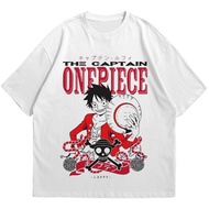 ONE PIECE ANIME T-SHIRT | T-SHIRT monkey D. LUFFY LUFFY LUFFY | COMBED PREMIUM 24s