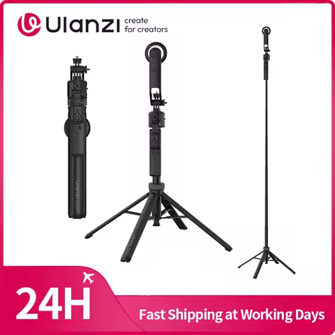 Ulanzi TT23M Magnetic Auto-Tracking Selfie Stick Tripod Smart Face Tracking Selfie Stick Ground Trip