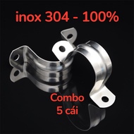 Omega 304 Stainless Steel Anti-Rust Hook to Fix Water Pipes - PVC Pipe Clamps, Stainless Steel Water