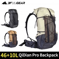 3F UL GEAR QIDIAN Pro 46+10L Outdoor Ultralight Waterproof Camping Hiking Backpack Sport Bag Water-r