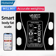 HW Smart Body Fat Scale Bluetooth Health Monitoring Scale High Precision Fitness Tracking For Fitnes