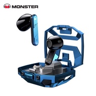 Monster XKT09  หูฟังบลูทูธไร้สาย XCyberpunk Style อะลูมิเนียม Support Call WaterproofIP54 BT5.2 โหมดเกม เหมาะสำหรับเล่นเกม Gaming