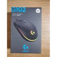 Logitech | เมาสเกมมงแบบมสาย Logitech G รนท 2 (G102 LIGHTSYNC/ของแท) สดำ ของแทจาก Logitech เกาหล