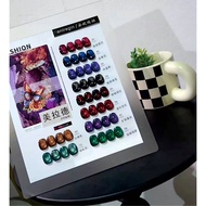 เซตสีเจลลูกแก้ว 10 สี Maillard Cat eye Gel Aniregin ยาทาเล็บเจล แถมชาร์ต -wenails