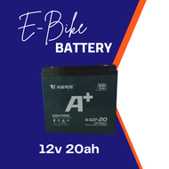 Electric Bike Battery 12v 20ah Tianneng Brand, Deep Cycle, Solar, Maintenance Free Ebike Battery 12v