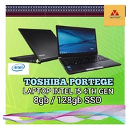 LAPTOP INTEL I5 4TH GEN / 8GB / 128GB SSD / TOSHIBA PORTEGE R30-A / REFURBISHED