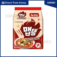 [Samyang] MaepTaeng Garlic Clam Ramen 4P Korean Spicy Seafood Ramen