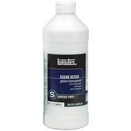 Liquitex Acrylic Gesso Surface Prep - Clear 32oz (Professional Grade)