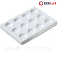 ONELAB 12-position plastic disc 119x94x10mm, 12-hole concave disc used in experiments, VAT included