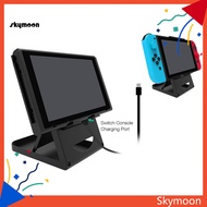 Skym* Game Console Folding Holder Bracket Stand Dock for Nintendo Switch Accessories
