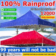 [10 times the thickness] 1200D canvas canopy 6x6 8x8 10x10 10x20Ft khemah niaga kanvas kanopi kain k