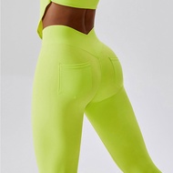 Pocket Leggings Tights Women Push Up Sports Legging High Waist Exercise Trousers Running Fitness Gym Leggings Femme Yoga Pants