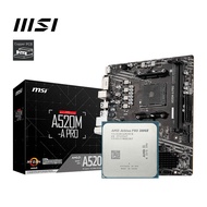 MSI | MSI A520M A PRO + AMD Ryzen 3 Ryzen 5 Athlon CPU Motherboard Suit Socket AM4 All but without c