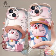 Compatible for IPhone 15 Pro Max IPhone 11 IPhone 14 Pro Max IPhone 13 Pro Max IPhone 12 Pro Max IPhone 7 Plus IPhone 8 Plus Fashionable and Cute Doraemon Shockproof TPU Phone Case